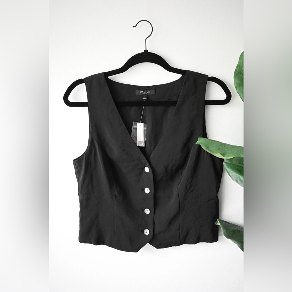 Madewell Katrina Button Down Vest New With Tags - Picture 3 of 9